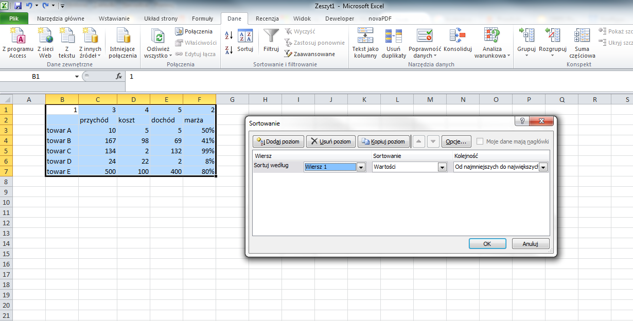 zmiana kolejności kolumn w Excelu - obrazek4